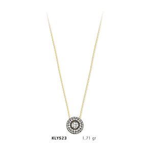 Harem Altın KLY523 14 Ayar Altın Tektaş Kolye