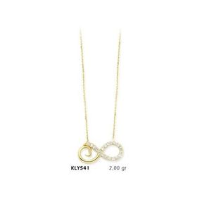 Harem Altın KLY541 14 Ayar Sonsuzluk Altın Kolye