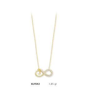 Harem Altın KLY542 14 Ayar Sonsuzluk Altın Kolye