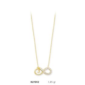 Harem Altın KLY542 14 Ayar Sonsuzluk Altın Kolye
