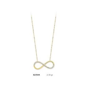 Harem Altın KLY544 14 Ayar Sonsuzluk Altın Kolye