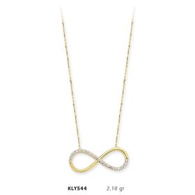Harem Altın KLY544 14 Ayar Sonsuzluk Altın Kolye