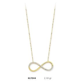 Harem Altın KLY544 14 Ayar Sonsuzluk Altın Kolye
