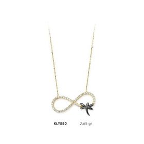 Harem Altın KLY550 14 Ayar Altın Yusufçuk Sonsuzluk Kolye