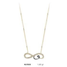 Harem Altın KLY555 14 Ayar Altın Vav Sonsuzluk Kolye