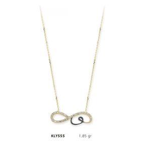 Harem Altın KLY555 14 Ayar Altın Vav Sonsuzluk Kolye