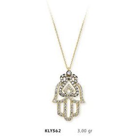 Harem Altın KLY562 14 Ayar Altın Fatma Eli Kolye