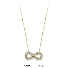 Harem Altın KLY569 14 Ayar Sonsuzluk Altın Kolye