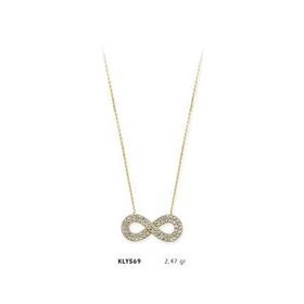 Harem Altın KLY569 14 Ayar Sonsuzluk Altın Kolye