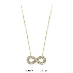 Harem Altın KLY569 14 Ayar Sonsuzluk Altın Kolye