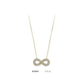 Harem Altın KLY569 14 Ayar Sonsuzluk Altın Kolye