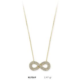 Harem Altın KLY569 14 Ayar Sonsuzluk Altın Kolye