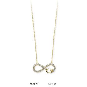 Harem Altın KLY571 14 Ayar Altın Sonsuzluk Kolye