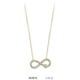 Harem Altın KLY573 14 Ayar Sonsuzluk Altın Kolye