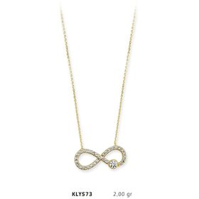 Harem Altın KLY573 14 Ayar Sonsuzluk Altın Kolye