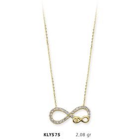 Harem Altın KLY575 14 Ayar Sonsuzluk Altın Kolye