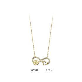 Harem Altın KLY577 14 Ayar Altın Sonsuzluk Kolye