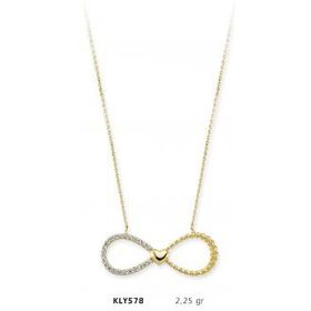 Harem Altın KLY578 14 Ayar Altın Sonsuzluk Kolye