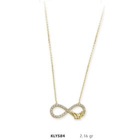 Harem Altın KLY584 14 Ayar Altın Sonsuzluk Kolye