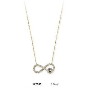 Harem Altın KLY585 14 Ayar Altın Sonsuzluk Kolye