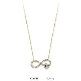 Harem Altın KLY585 14 Ayar Altın Sonsuzluk Kolye