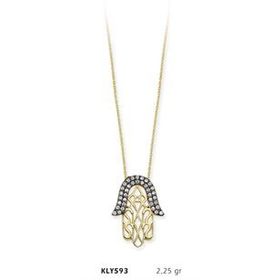 Harem Altın KLY593 14 Ayar Altın Fatma Eli Kolye