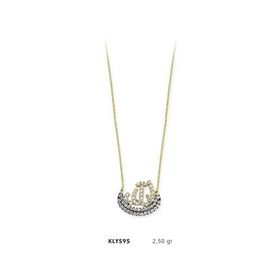 Harem Altın KLY595 14 Ayar Allah Yazılı Altın Kolye