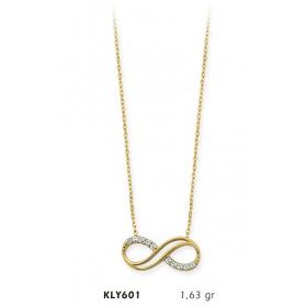 Harem Altın KLY601 14 Ayar Altın Sonsuzluk Kolye