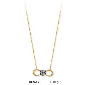 Harem Altın KLY612 14 Ayar Altın Sonsuzluk Kolye