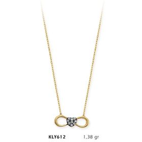 Harem Altın KLY612 14 Ayar Altın Sonsuzluk Kolye