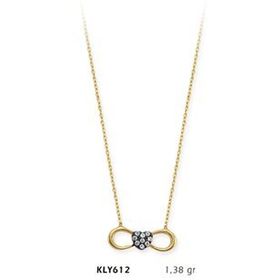 Harem Altın KLY612 14 Ayar Altın Sonsuzluk Kolye