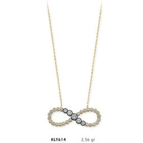 Harem Altın KLY614 14 Ayar Altın Sonsuzluk Kolye