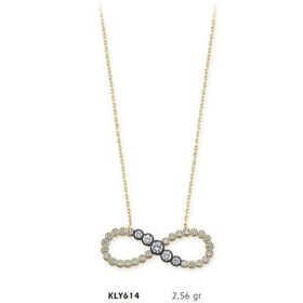 Harem Altın KLY614 14 Ayar Altın Sonsuzluk Kolye