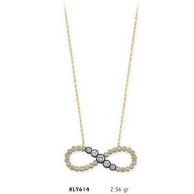 Harem Altın KLY614 14 Ayar Altın Sonsuzluk Kolye
