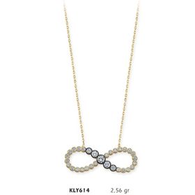 Harem Altın KLY614 14 Ayar Altın Sonsuzluk Kolye