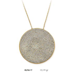 Harem Altın KLY617 14 Ayar Altın Nazar Boncuğu Kolye