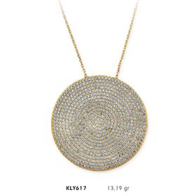 Harem Altın KLY617 14 Ayar Altın Nazar Boncuğu Kolye