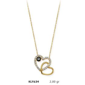 Harem Altın KLY634 14 Ayar Kalp Altın Kolye