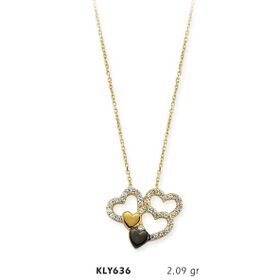 Harem Altın KLY636 14 Ayar Kalp Altın Kolye