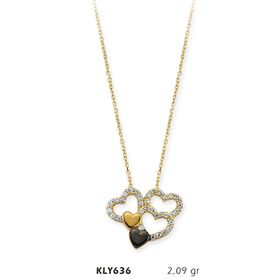 Harem Altın KLY636 14 Ayar Kalp Altın Kolye