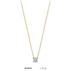 Harem Altın KLY641 14 Ayar Altın Tektaş Kolye