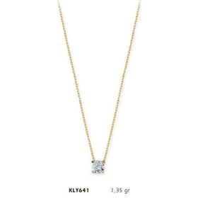 Harem Altın KLY641 14 Ayar Altın Tektaş Kolye