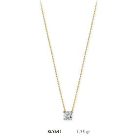 Harem Altın KLY641 14 Ayar Altın Tektaş Kolye