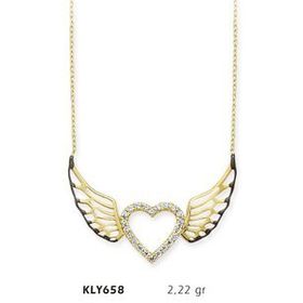 Harem Altın KLY658 14 Ayar Altın Melek Kanadı Kolye
