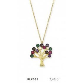 Harem Altın KLY681 14 Ayar Altın Hayat Ağacı Kolye