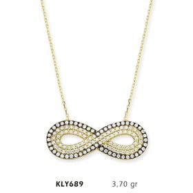 Harem Altın KLY689 14 Ayar Altın Sonsuzluk Kolye