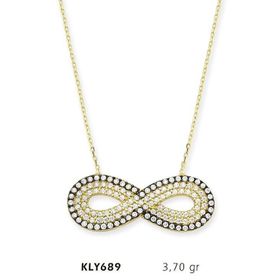 Harem Altın KLY689 14 Ayar Altın Sonsuzluk Kolye