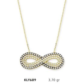 Harem Altın KLY689 14 Ayar Altın Sonsuzluk Kolye