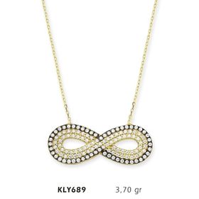 Harem Altın KLY689 14 Ayar Altın Sonsuzluk Kolye
