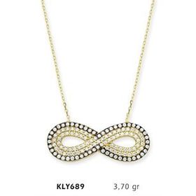 Harem Altın KLY689 14 Ayar Altın Sonsuzluk Kolye